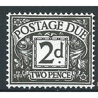 1968 D69v 2d Agate PVA Postage Due Unmounted Mint..