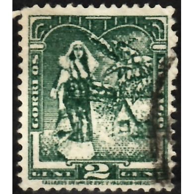 Mexico, 1934-40 2c Tehuana Indian, SG 562 (Scott #708), used