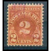 Used J81 2c Postage Due Fine WA1326