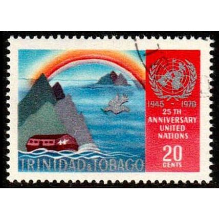 Trinidad & Tobago 1970 United Nations 20c Used Stamp