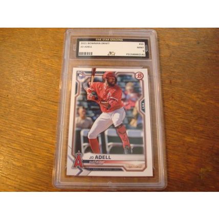 2021 Bowman Draft, Graded Mint 9.0, JO ADELL Rc, Angels