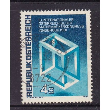 AUSTRIA 1981 10th MATHEMATICIAN CONGRESS 4s USED SG1908