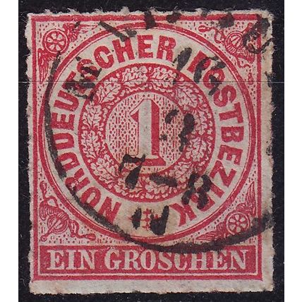 GERMANY Norddeutsch [1868] MiNr 0004 ( O/used ) [03]