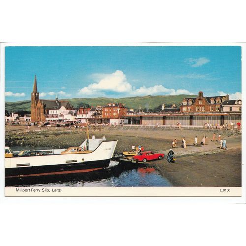 Millport Ferry Slip Largs Ayrshire Postcard 0150