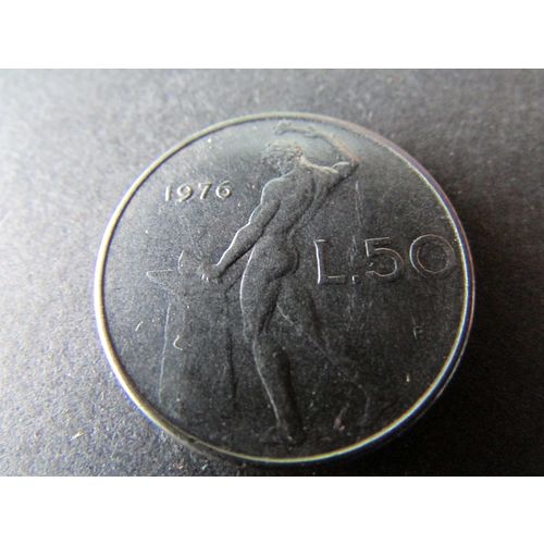1976 ITALY FIFTY LIRE FREE POST. AAN