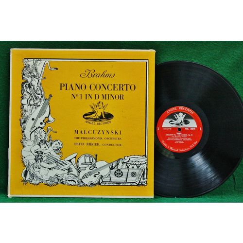 Malcuzynski/Rieger - Brahms: Piano Concerto No. 1 in D Minor - ANG 35014 - NM