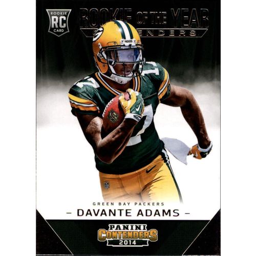 2014 Football Panini Contenders Davante Adams-Rookie of the Year Contenders