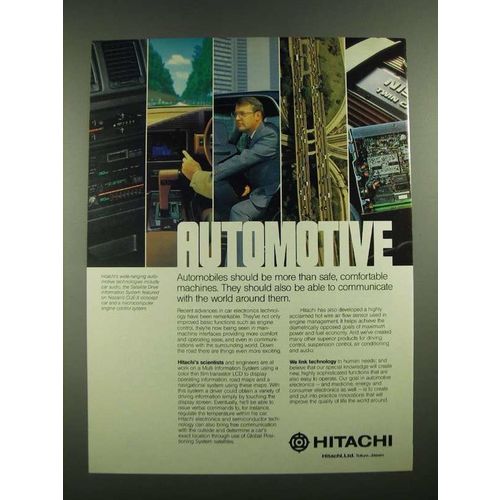 1988 Hitachi Automotive Electronics Ad