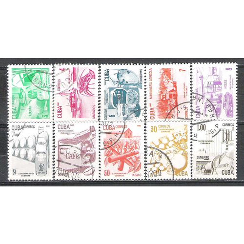 Cuba N° 2336/45 YVERT OBLITERE ( USED )