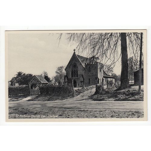 St Nicholas Church East Challow Postcard near Wantage Oxfordshire