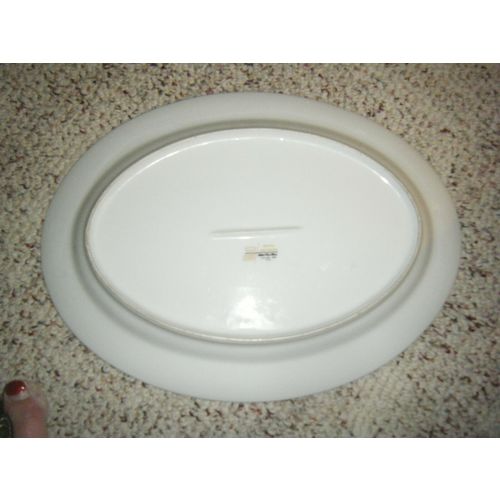 Vintage Wentworth Pauline Pattern #8695 Oval Platter - 14 1/2"