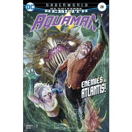 Aquaman (2016) #28 DC Comics REBIRTH Dolphin Underworld Part 4 VULKO