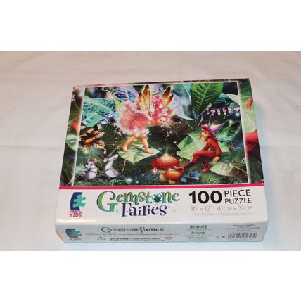 GEMSTONE FAIRIES COMPLETE Puzzle Green Stone Fairies
