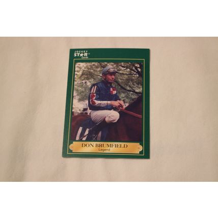 Don Brumfield 1991 Jockey Star NO. 14