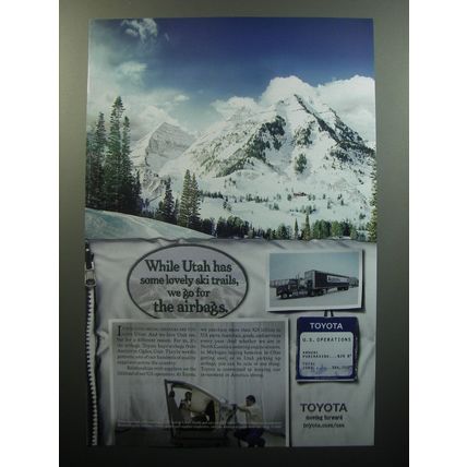 2007 Toyota Cars Ad - While Utah has some lovely ski trails
