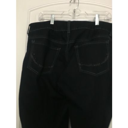 Riders by Lee Women's Denim Jeans Zip Button Pockets Dark Wash Size 16 Blue