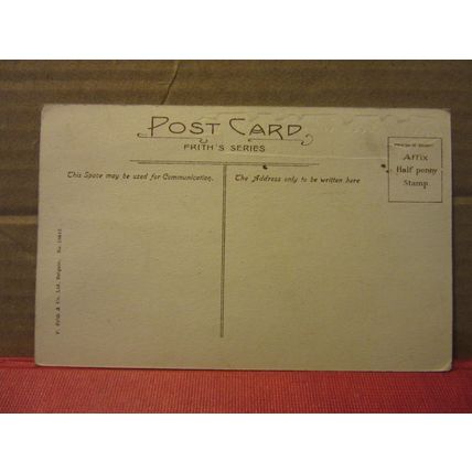 XMAS AND NEW YEAR, CHATSWORTH HOUSE, DERBYSHIRE unused antique postcard Frith #