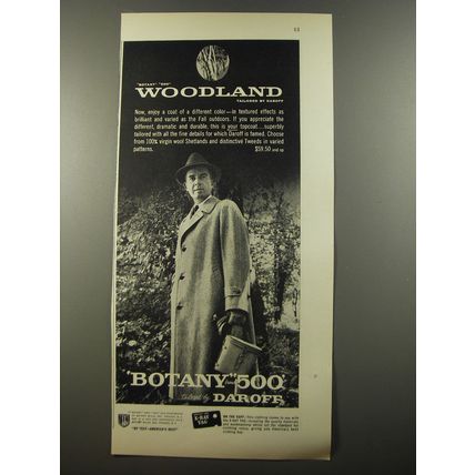 1954 Botany 500 Woodland Coat Advertisement
