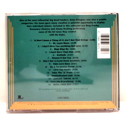 Duke Ellington & His Great Vocalists Best of The Big Bands 1995 Music CD (Z29D)