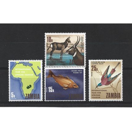 Zambia.International African Tourist Year set of 4.Unmounted Mint.Sept23