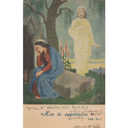 Resurrection Of Jesus Gospel Of Luke Finland Christian Postcard
