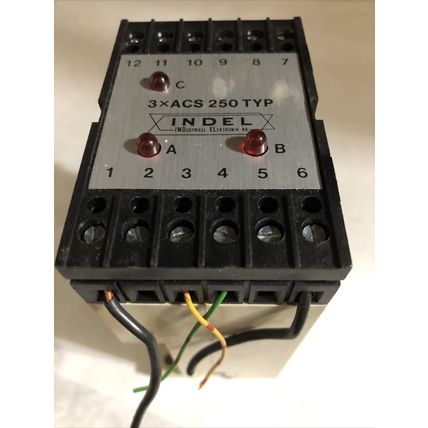 INDEL 3XACS 250 TYP,INDEL 3XACS 250TYP, INDEL 3XACS250TYP BOARD,DB,BL