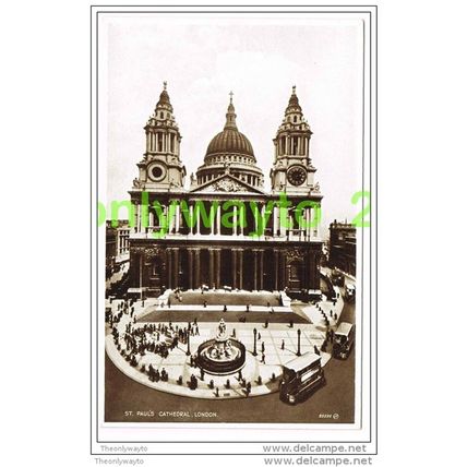 ST PAUL'S CATHEDRAL, LONDON, ENGLAND, POSTCARD 1930s?