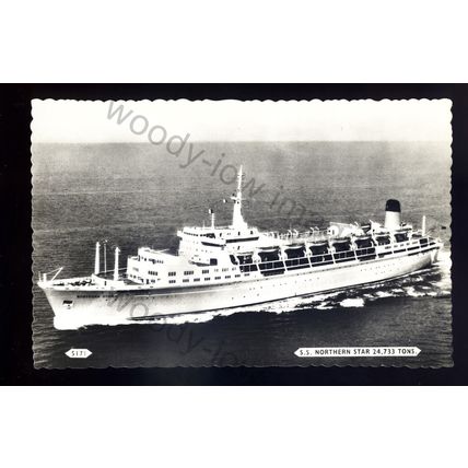 LS3192 - Shaw Savill Liner - Northern Star - postcard