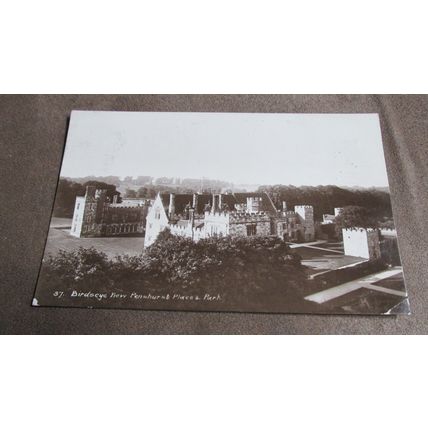 1912 fr real photo Postcard - Birdseye view, Penshurst Place - Sevenoaks, Kent