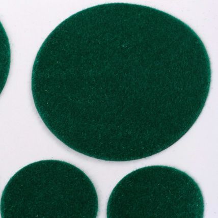 GREEN FELT PADS 40Pc Small-Large Self Adhesive Feet Protective Ornament Glass