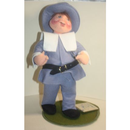 Annalee Dolls '94 12 inch Thanksgiving Pilgrim Boy with Tag