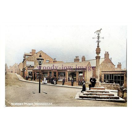 ptc4648 - Yorks. - York City & County Bank , Market Place Woodhouse - print 6x4