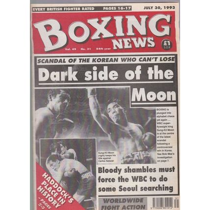 SUNG KIL MOON, SCANDAL, HENRY AKINWANDE - Boxing News 16-07-93