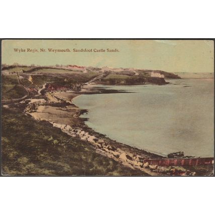 Sandsfoot Castle Sands, Wyke Regis, Dorset, c.1910s - EH Series Postcard