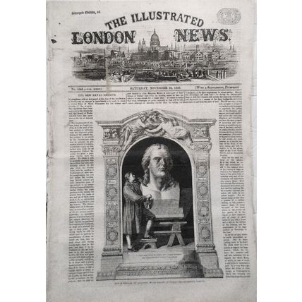 The Illustrated London News November 26, 1859 -Schiller Festival; View of Venice