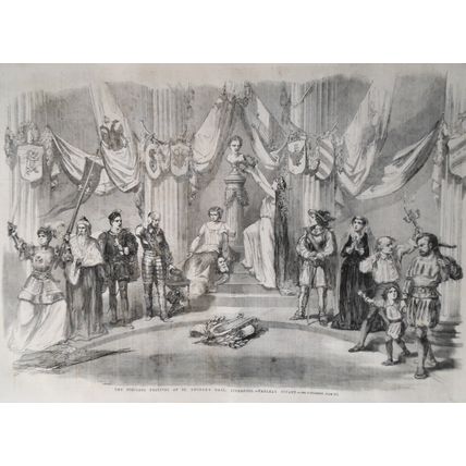 The Illustrated London News November 26, 1859 -Schiller Festival; View of Venice