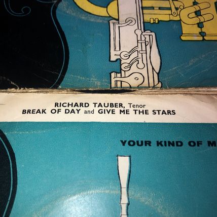 Richard Tauber 7" Vinyl records Job Lot Set Of 5.