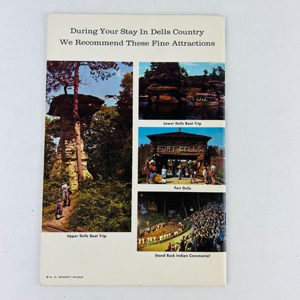 Old Trails and Duck Tales ~ Booklet Original Wisconsin Ducks Tours Dells