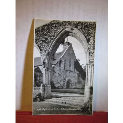 CHAPTER HOUSE ARCHES, BEAULIEU ABBEY, Hampshire unused postcard by Sweetman =