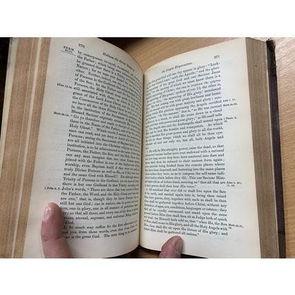RARE* 1844 "THEOLOGICAL WORKS OF WILLIAM BEVERIDGE" VOL 4 ANTIQUE BOOK (P5)