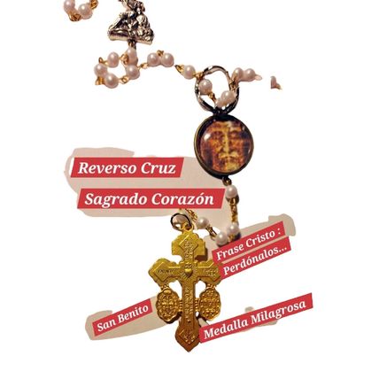 Rosario Unico del Santo Sudario de Turin Sindone Sabana Santa