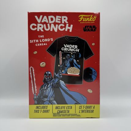 Vader Crunch Star Wars T-Shirt Cereal Funko Exclusive Sith Lord Sz Med Unisex