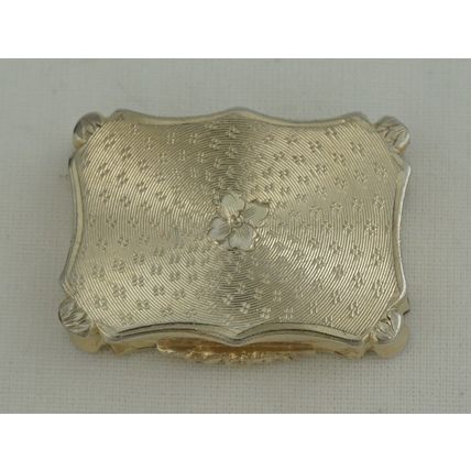 Nathaniel Mills Victorian Silver Gilt Vinaigrette, Birmingham 1844 - superb