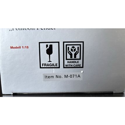 CMC M-071A Ferrari 250 Testa Rossa, 1958 "Pontoon Fender", Signed 1/18 - MINT