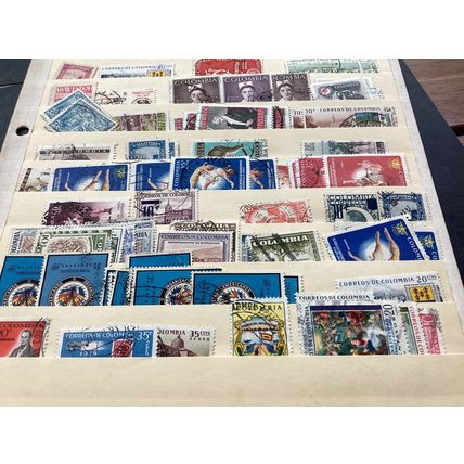 ICOLLECTZONE Columbia Dealer Stock pages Excellent lot unpicked (COL570)
