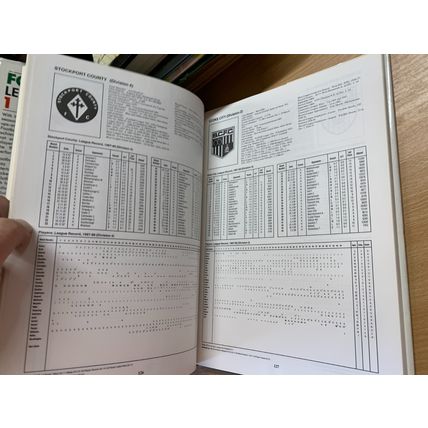 RARE* 1988 "FOOTBALL LEAGUE YEAR 1989" LARGE 1kg SOCCER HARDBACK BOOK (P6)