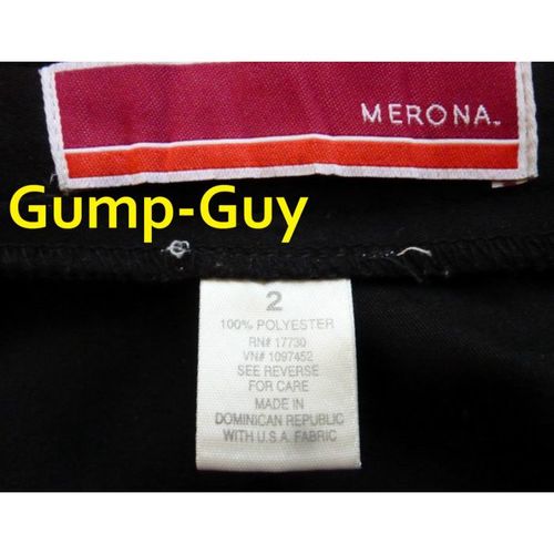 Merona Flat Front Black Pants Size 2 guc good used condition Ladies Small womens