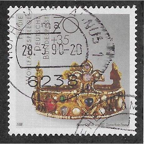 GER 1988 70pf+ 35 'PRECIOUS METALWORK' FINE USED (EBID54-079)