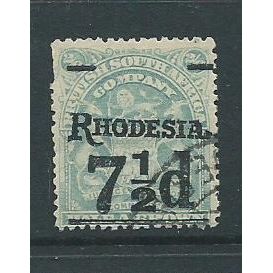 rhodesia british south africa company sg116 surcharge sg 116 perf fault