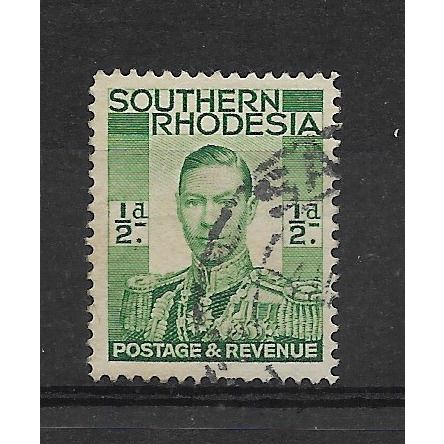 SthrnRhodesia.SG40 1/2d King George VI (Green).Fine Used.July19